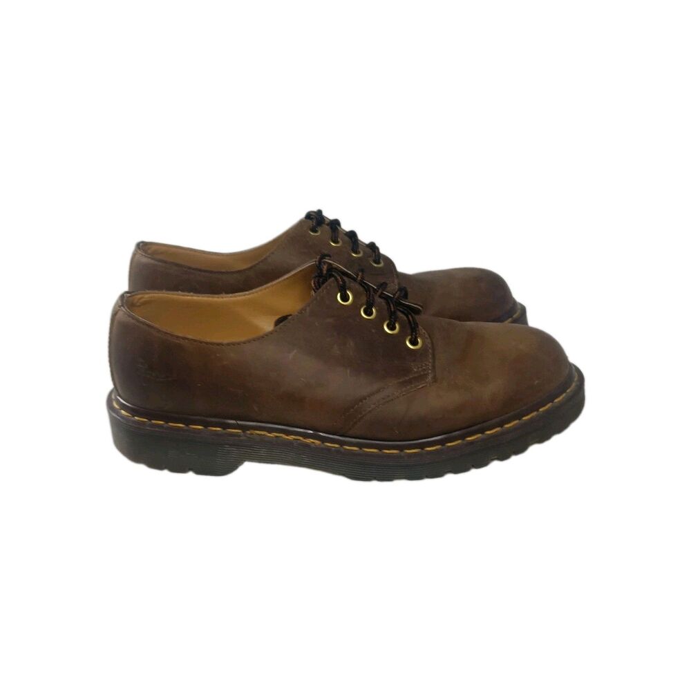 Dr Martens Aztek Crazy Horse 1561 Oxford Shoe Made In England -US Ladies Size 9